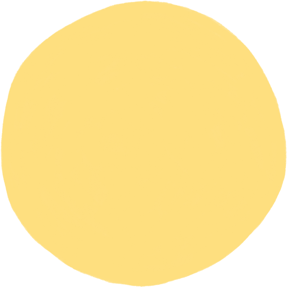 Yellow Hand Drawn Circle